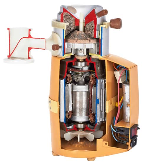 Getreidemühle F100 Technik innen