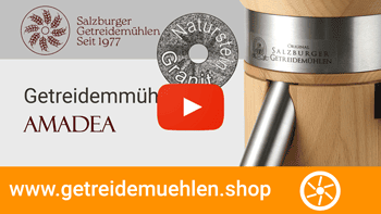 Salzburger Getreidemühle AMADEA im Video bei Youtube